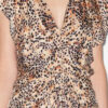 Lyndsay Printed Gathered Midi Dress