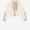 Lynne Embroidered Gauze Blouse