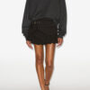 Maddy Virgin Wool Tennis Stripe Mini Skirt