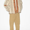 Madeo Reversible Printed Shearling Style Coat