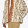 Madeo Reversible Printed Shearling Style Coat