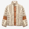 Madeo Reversible Printed Shearling Style Coat
