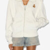 Madilia Zip-Up Jersey Sweatshirt