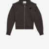 Madilia Zip-Up Jersey Sweatshirt