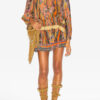 Maelly Printed Silk Shorts