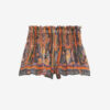 Maelly Printed Silk Shorts