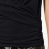 Maisan Draped Short-Sleeve T-Shirt