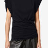 Maisan Draped Short-Sleeve T-Shirt