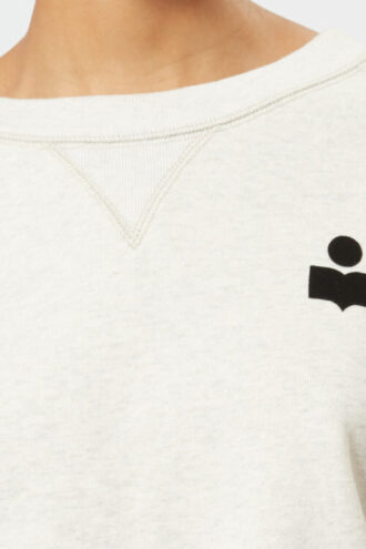 Margo Cropped Logo-Print Sweatshirt