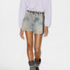 Margo Short Cotton Sweatshirt with Logo