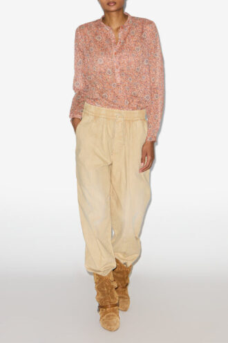 Maria Printed Cotton Voile Blouse