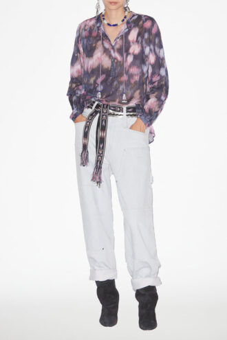 Maria Printed Cotton Voile Blouse