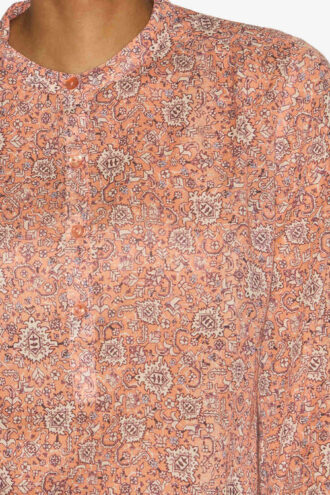 Maria Printed Cotton Voile Blouse