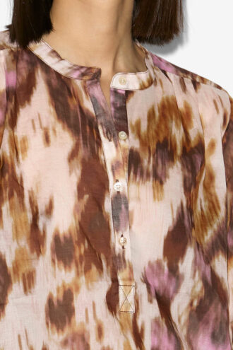 Maria Printed Cotton Voile Blouse