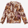 Maria Printed Cotton Voile Blouse