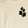 Marisans Logo Sweater in Mixed Cotton