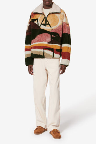 Marley Desert Print Fleece Jacket