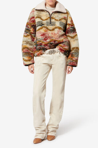 Marner Fleece Cloud Print Coat