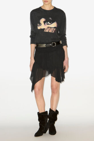 Martine Printed Long-Sleeve T-Shirt