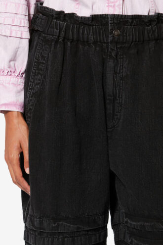 Mellya Faded Chambray Carrot Pants
