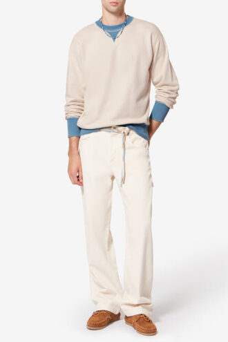 Miker Embroidered Cotton Sweatshirt