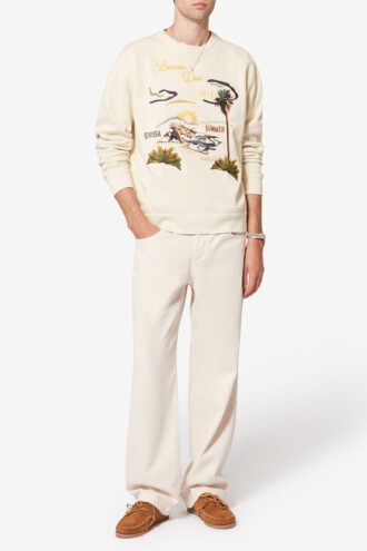 Mikoy Embroidered Cotton Sweatshirt