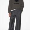 Mikoy Fleece Sweatshirt with Oversized Logo