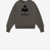 Mikoy Fleece Sweatshirt with Oversized Logo