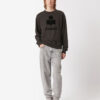 Mikoy Jersey Embroidered Logo Sweatshirt