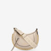 Mini Moon Leather Shoulder Baguette Bag