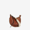 Mini Moon Leather Shoulder Baguette Bag