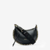 Mini Moon Soft Leather Baguette Shoulder Bag