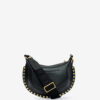 Mini Moon Soft Leather Baguette Shoulder Bag