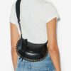 Mini Moon Soft Leather Baguette Shoulder Bag