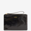 Mino Shiny Leather Clutch Bag