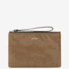 Mino Shiny Leather Clutch Bag