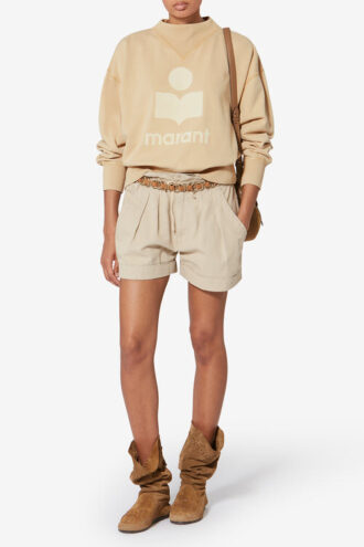 Moby Cotton Sweatshirt with Logo