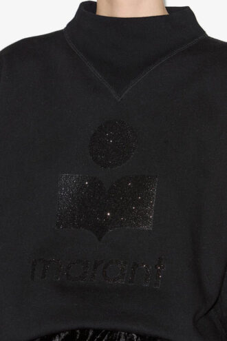 Moby Stand-Up Collar Sweatshirt with Logo