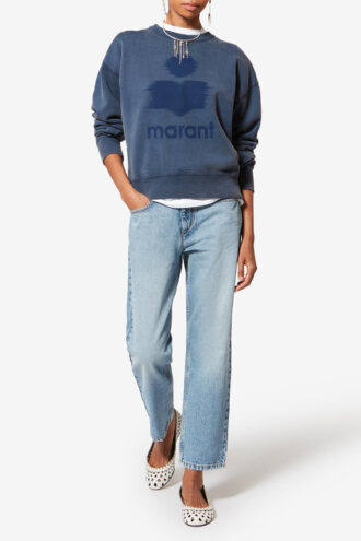 Mobyli Cotton Sweatshirt with Logo