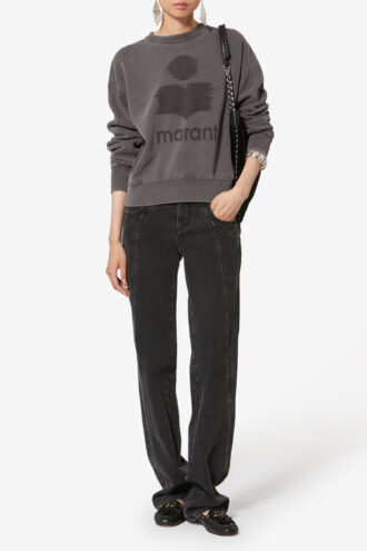 Mobyli Cotton Sweatshirt with Logo