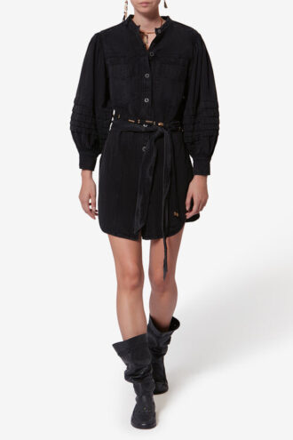 Moe Faded Chambray Shirt Dress