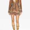 Morgane Short Printed Silk Dress