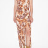Nadela Long Printed Jersey Dress