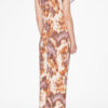 Nadela Long Printed Jersey Dress
