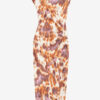 Nadela Long Printed Jersey Dress
