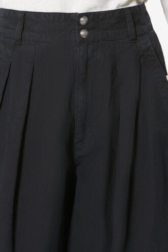 Nadine Flowing Cotton and Linen Workwear Pants