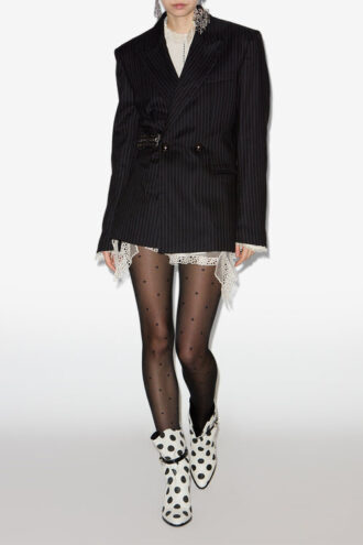 Nahia Striped Suit Jacket