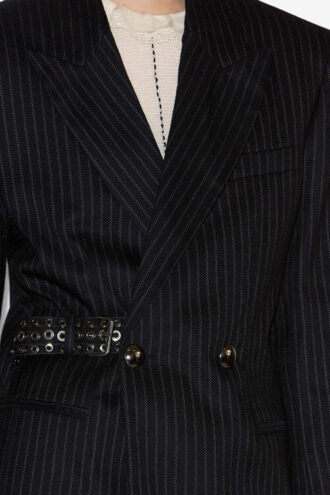 Nahia Striped Suit Jacket