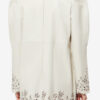 Nala Short Leather Laser-Cut Dress