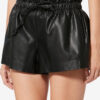 Naline Shorts in Fine Supple Faux Leather